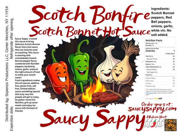 Scotch Bonfire Scotch Bonnet Hot Sauce